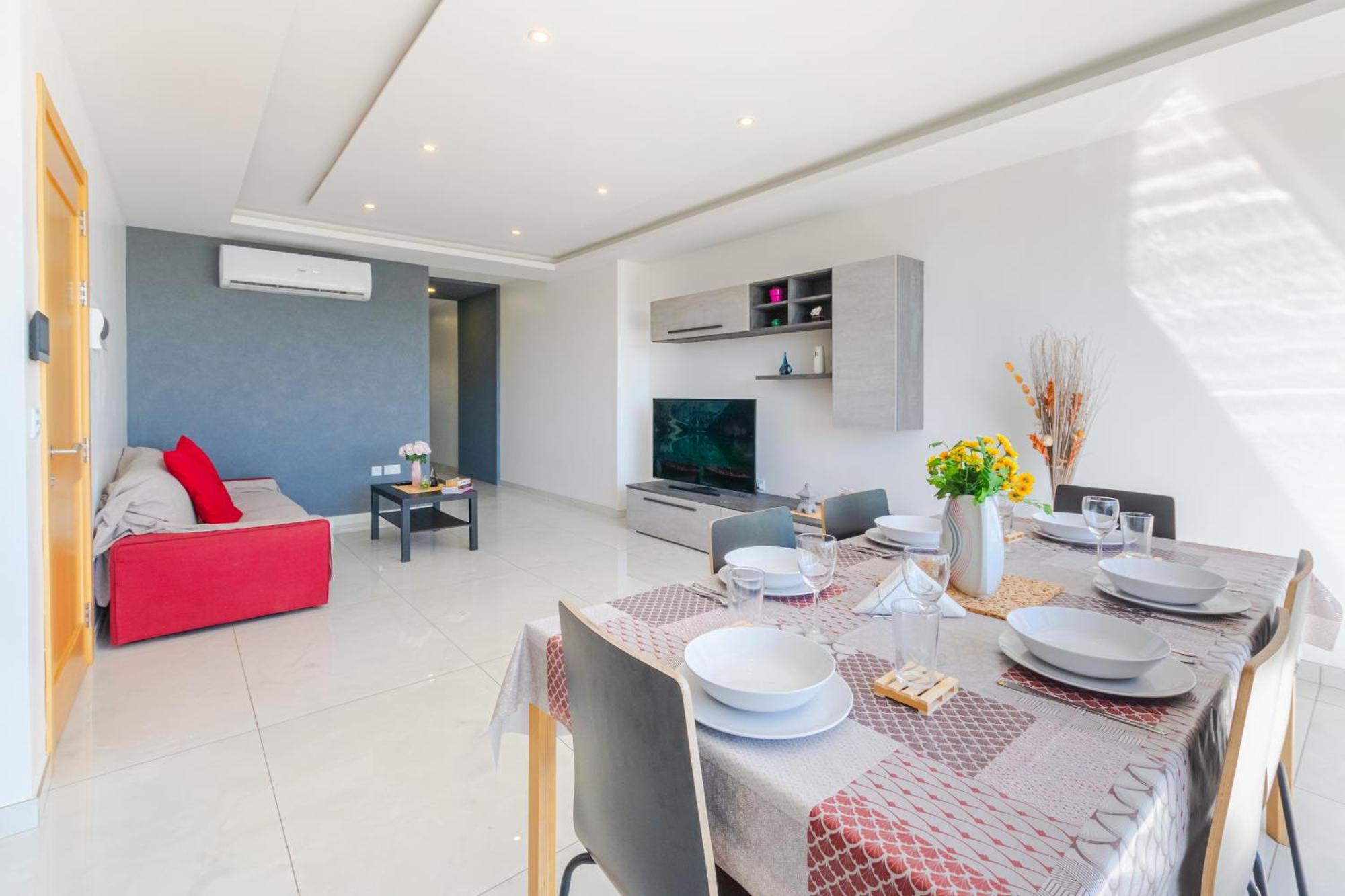 New Spacious Apartment With Amazing View Bugibba 세인트폴스베이 외부 사진