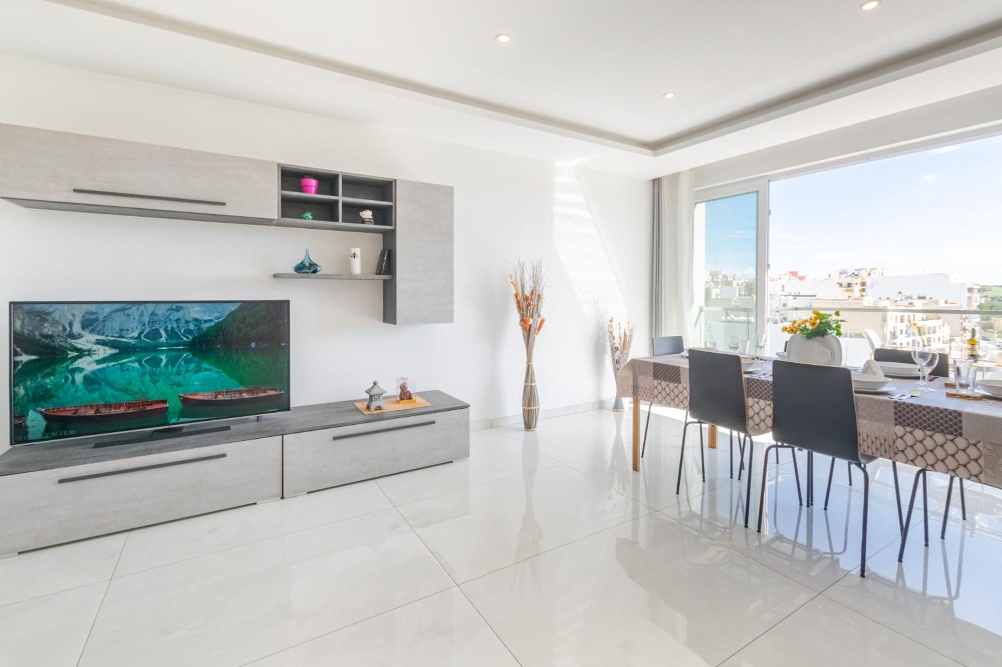 New Spacious Apartment With Amazing View Bugibba 세인트폴스베이 외부 사진
